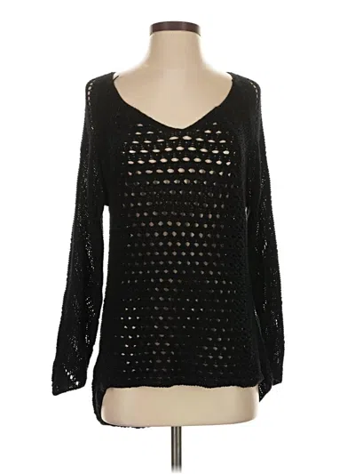 Pre-owned Aqua Pullover Sweater In Black