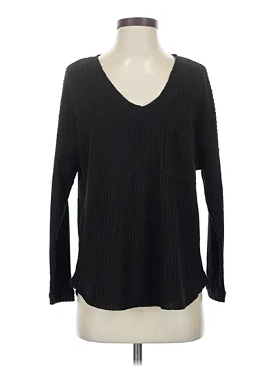 Pre-owned Aqua Pullover Sweater In Black