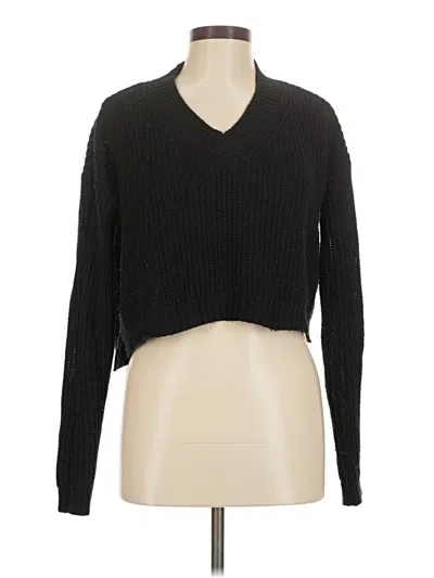Pre-owned Aqua Pullover Sweater In Black
