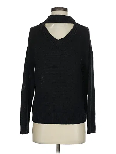 Pre-owned Aqua Pullover Sweater In Black