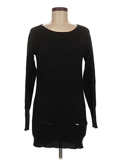 Pre-owned Aqua Pullover Sweater In Black
