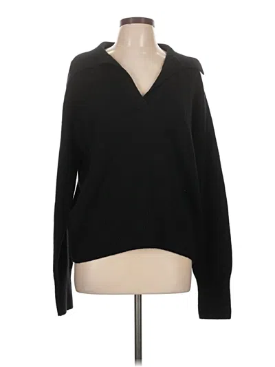 Pre-owned Aqua Pullover Sweater In Black