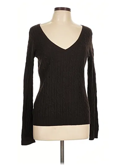 Pre-owned Aqua Pullover Sweater In Black