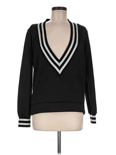 Pre-owned Aqua Pullover Sweater In Black