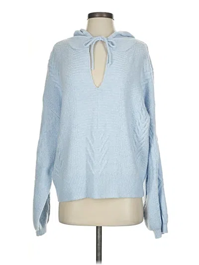 Pre-owned Aqua Pullover Sweater In Blue