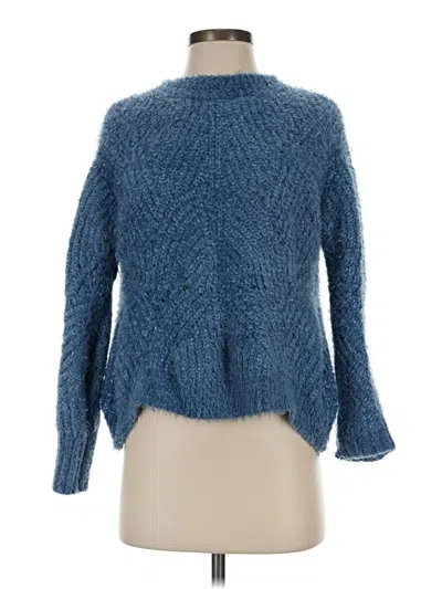 Pre-owned Aqua Pullover Sweater In Blue