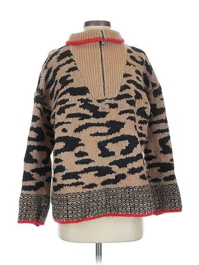 Pre-owned Aqua Pullover Sweater In Brown
