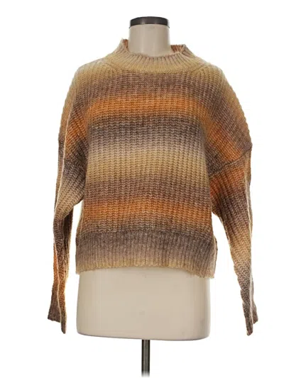 Pre-owned Aqua Pullover Sweater In Brown
