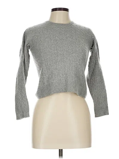 Pre-owned Aqua Pullover Sweater In Gray