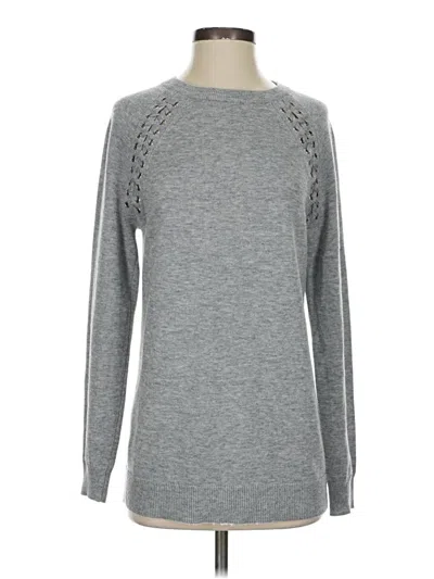 Pre-owned Aqua Pullover Sweater In Gray