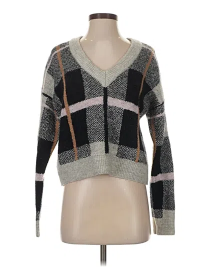 Pre-owned Aqua Pullover Sweater In Gray