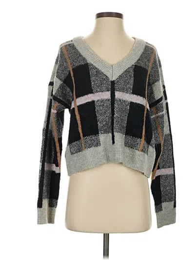 Pre-owned Aqua Pullover Sweater In Gray