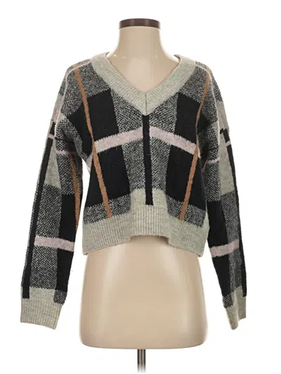 Pre-owned Aqua Pullover Sweater In Gray