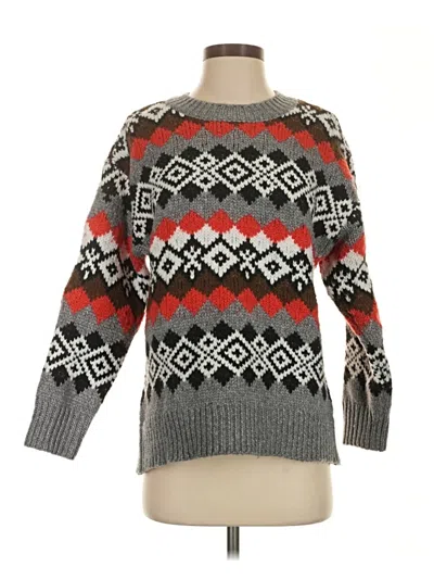 Pre-owned Aqua Pullover Sweater In Gray