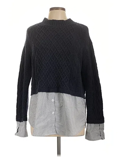 Pre-owned Aqua Pullover Sweater In Gray