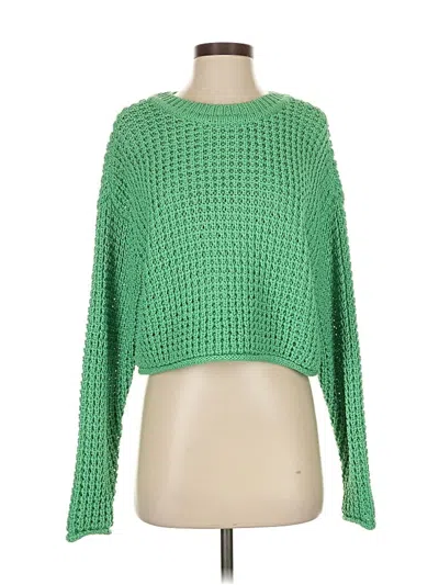 Pre-owned Aqua Pullover Sweater In Green