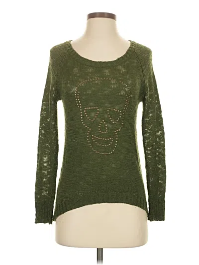 Pre-owned Aqua Pullover Sweater In Green