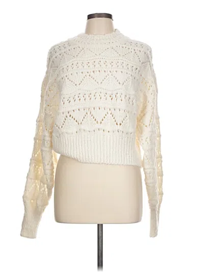 Pre-owned Aqua Pullover Sweater In Ivory