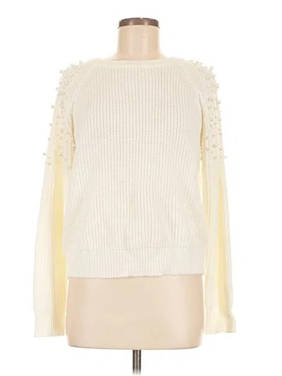 Pre-owned Aqua Pullover Sweater In Ivory