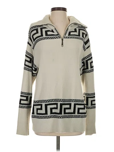Pre-owned Aqua Pullover Sweater In Ivory