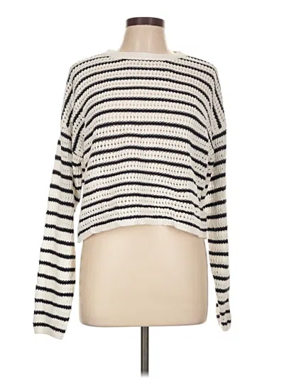 Pre-owned Aqua Pullover Sweater In Ivory