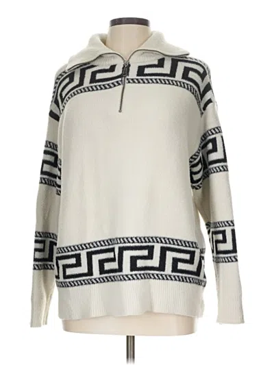 Pre-owned Aqua Pullover Sweater In Ivory