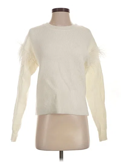 Pre-owned Aqua Pullover Sweater In Ivory