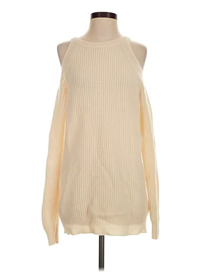 Pre-owned Aqua Pullover Sweater In Ivory