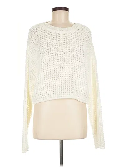 Pre-owned Aqua Pullover Sweater In Ivory