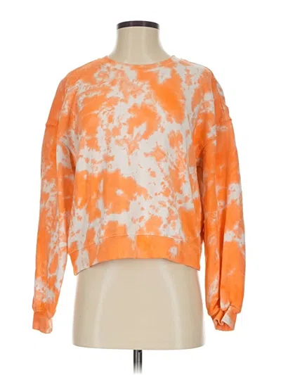 Pre-owned Aqua Pullover Sweater In Orange