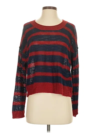 Pre-owned Aqua Pullover Sweater In Red