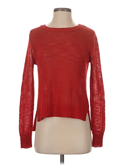 Pre-owned Aqua Pullover Sweater In Red