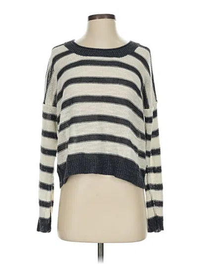 Pre-owned Aqua Pullover Sweater In Silver