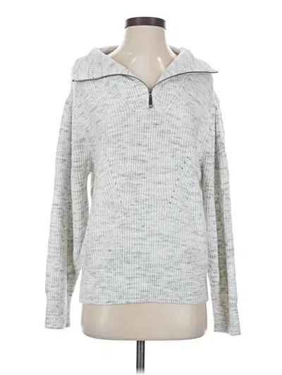 Pre-owned Aqua Pullover Sweater In Silver