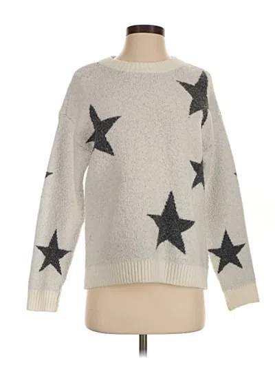 Pre-owned Aqua Pullover Sweater In Silver