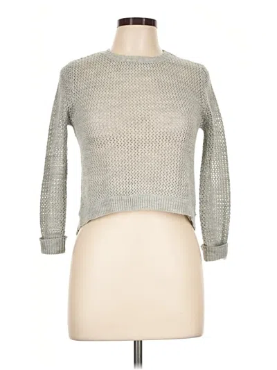 Pre-owned Aqua Pullover Sweater In Silver