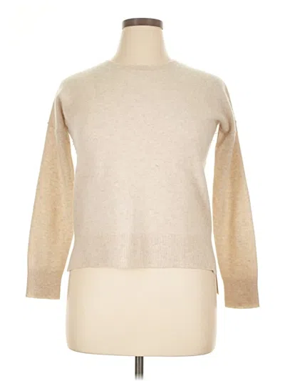 Pre-owned Aqua Pullover Sweater In Tan