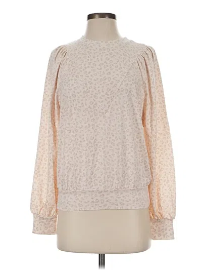 Aqua Pullover Sweater In Tan