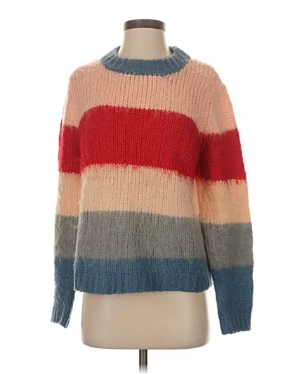 Pre-owned Aqua Pullover Sweater In Tan