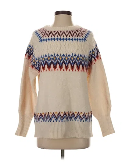 Pre-owned Aqua Pullover Sweater In Tan