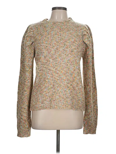 Pre-owned Aqua Pullover Sweater In Tan