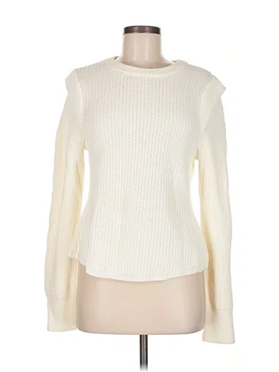 Pre-owned Aqua Pullover Sweater In White