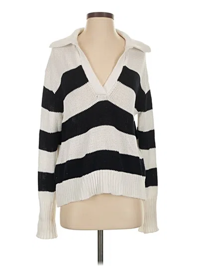 Pre-owned Aqua Pullover Sweater In White