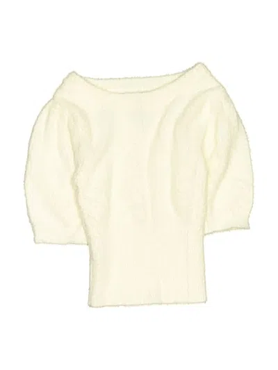 Pre-owned Aqua Kids' Pullover Sweater In White