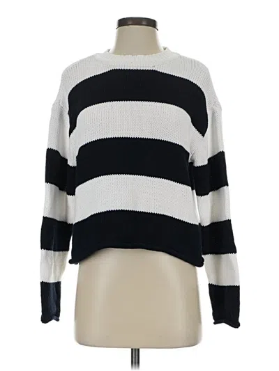 Pre-owned Aqua Pullover Sweater In White