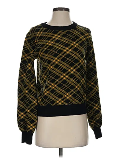 Pre-owned Aqua Pullover Sweater In Yellow