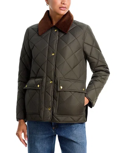 Aqua Quilted Barn Jacket - Exclusive In Green