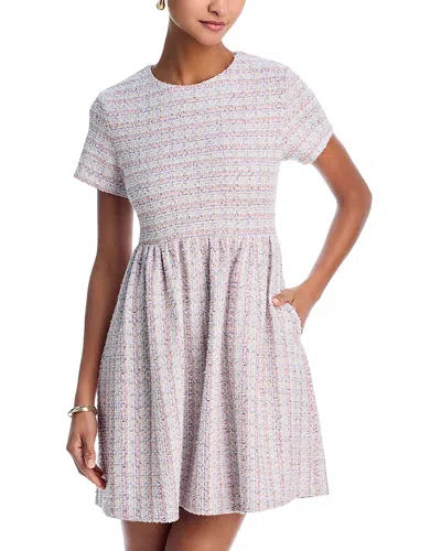 Aqua Rainbow Tweed Dress - Exclusive