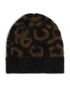 Aqua Rd Style Animal Print Beanie