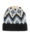 Aqua Rd Style Fairilse Knit Beanie In Multi